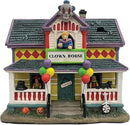 Clown Halloween Village | Spooky Town Collection Accessories Figurines on House | Porcelain with Multi-Color LED | 8.86 Inch by CozyNest Decor