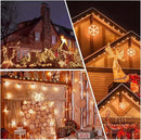 C9 Christmas Replacement LED Light Bulbs,E17 Base Commercial Grade Holiday Bulbs, 4W 5W 6W 7W Incandescent Equivalent, Warm White 2200K, Clear Plastic Bulbs for Christmas String Light - 50 Pack by GreenHaven Gardens