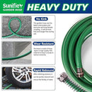 Short Garden Hose 6ft – Hybird Water Hose Leader - Small Hose Extender, Heavy Duty Hose Extension for Lawn Watering, Car Washing - Burst 500 Psi (Green, 6 FT) by GreenHaven Gardens