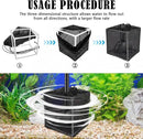 2 PCS Pond Pump Filter Bag, 7 Inch Pond Filter Box with Drawstring, Anti-Clogging Pump Barrier Bag Pump Mesh Bag for Outdoor Water Ponds Filters Pond Biological Filters by GreenHaven Gardens