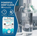 120-pcs Water Bottle Cleaner Tablets, Chlorine-free, Water Bottle cleaner, Tumbler washer and Glass bottle cleaner Removes stubborn stains and Freshens glass bottles and utensils by CozyNest Decor