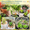 Yalikop 240 Pcs Miniature Garden Accessories, Including Animals, Mini Houses, Table and Chairs and Dollhouse Decoration, Miniature Figurines, Micro Landscape Ornaments, Garden DIY Kit, Birthday Gift by GreenHaven Gardens