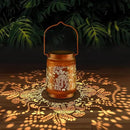 Solar Lanterns Outdoor Waterproof - Metal Hanging Solar Lights for Patio Yard Garden Decor, Christmas Birthday Gifts for Women Mom Men (1 Pack, Mushroom Shape) by GreenHaven Gardens