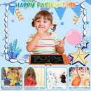 Drawing Tablets for Kids 10 Inch LCD Writing Tablet for Kids Reusable Drawing pad Educational and Learning Toys for Boys Girls(Orange) by TinyTreasures Baby Boutique