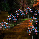 HUGSVIK 4 Packs 80LED 4th of July Decorations Outdoor, Upgraded Red White and Blue Solar Lights with Stars & American Flags, Outdoor Memorial Day Decorations Patriotic Lights for Yard Pathway Garden by GreenHaven Gardens