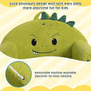 ALIMORDEN Animal Series Kid's Chair, Ultra-Soft Comfy Foam Filled Toddler Sofa Chair, Cute Animal-Shaped Design Toddler Couch, Lightweight Birthday for Baby Boys & Girls (Dinosaur) by CozyNest Decor