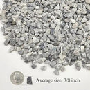 20lbs Grey Pebbles for Landscaping, 3/8inch Small Rocks for Gardening Succulent Cactus Plants, Natural Polished Pebbles, River Rocks for Plants, Vases by GreenHaven Gardens