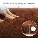 Luxury 3x5 Area Rug, Ultra Soft Rugs for Living Room, Plush Carpet Rugs for Bedroom, Non-Slip Indoor Rug for Nursery, Study Room, Playroom, Home Decor, Brown by TinyTreasures Baby Boutique