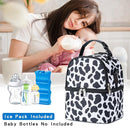 Breastmilk Cooler Bag with Ice Pack Fits 6 Baby Bottles up to 9 Ounce, Breast Milk Pump Cooler Bag with Shoulder Strap for Nursing Mom Daycare, Work, Travel by TinyTreasures Baby Boutique