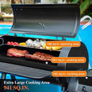 Sophia & William Heavy-Duty Charcoal Outdoor Smoker Grills, Extra Large Offset Smoker (941 SQ.IN. Cooking Area), Charcoal Grill & Smoker Combo for BBQ Patio Cooking by GreenHaven Gardens