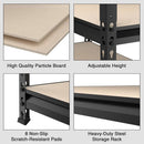 WORKPRO 5-Tier Metal Garage Shelving, 48”W x 24”D x 72”H, Adjustable Storage Rack, Heavy Duty Shelf with Particle Board, 2500 lbs Load Capacity (Total) for Garage, Basement, Warehouse, Kitchen by GreenHaven Gardens