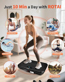 Shake Plate Vibration Exercise Machine for Lymphatic Drainage Massager & Weight Loss, 400 lbs Capacity Whole Body Vibrating Plate Workout for Women and Men by CozyNest Decor