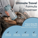 Formula Dispenser - Replaces Hand Scooping - Add Desired Amount with a Few clicks - Baby Formula Container to go - 10ounces Baby Milk Powder Storage - for Home & Travel by TinyTreasures Baby Boutique