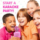 Move2Play, Kids Karaoke Microphone | Includes Bluetooth & Pre-Loaded Songs | Birthday Girls Present for All Ages, 2, 3, 4, 5+ Year Old Girls, Boys & Toddlers (All Pink) by TinyTreasures Baby Boutique