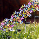 Solar Garden Lights Solar Lights Outdoor Waterproof Decorative 4 Pack with 144 LED 68 Butterfly Solar Lights for Garden Yard Decor Christmas Decorations, Gifts for Mother's Day Mom by GreenHaven Gardens