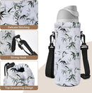 RICHEN Neoprene Water Bottle Carrier Bag with Adjustable Shoulder Strap,Insulated Water Bottle Cover for Stainless Steel/Glass/Plastic Bottles by TinyTreasures Baby Boutique