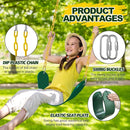 Swings Set - 2-Pack Suitable for Kids and Adults, Comes with Hooks & Chains, Perfect for Backyard by TinyTreasures Baby Boutique