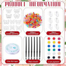 30 Sets Suncatchers Window Art Kits, DIY Sun Catchers Bulk Crafts Paint Your Own Window Ornaments for Boys Girls Classroom Home Party Birthday Activity Decor (Butterfly Style) by GreenHaven Gardens