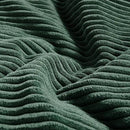 Fancy Homi Set of 2 Dark Green Long Lumbar Decorative Throw Pillow Covers 16x24 Inch for Living Room Couch Bed, Boho Farmhouse Forest Green Home Decor, Soft Corduroy Corss Textured Cushion Case by CozyNest Decor