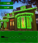 750 LED 246FT Christmas Lights Outdoor, Super Long Waterproof Christmas String Lights with 8 Modes, Christmas Tree Lights with Timer Memory for Fence Garden Xmas Wedding Party DecorGreen by GreenHaven Gardens