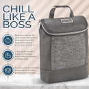 Itzy Ritzy Insulated Bottle Bag – Keeps Bottles Warm or Cool - Holds 3 Bottles and Features Interior Pocket for Ice Pack (Not Included), Grayson by TinyTreasures Baby Boutique