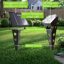 Solar Spotlights Outdoor Waterproof IP65 Landscape Spot Lights with Metal Stake 42ft Cable 3-in-1 Warm White Auto On/Off Dusk to Dawn Flag Pole Uplights for Fence Pathway Trees Garden Yard by CozyNest Decor