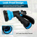 NEXCOVER Hose Nozzle, Garden Hose Nozzle - 7 Adjustable Watering Patterns, Heavy Duty Hose Nozzle Sprayer, Garden Sprayer Hose Attachment for Car Washing,Watering Plants,Pets Showering,Lawns Cleaning by GreenHaven Gardens