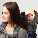 Hiking Baby Carrier Backpack - Comfortable Toddler/Baby Backpack Carrier System with Diaper Change Pad, Insulated Pocket + Rain and Sun Hood to Protect Your Child by TinyTreasures Baby Boutique
