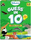 Skillmatics Guess in 10 Animal Planet, Card Game, Perfect for Boys, Girls, Kids, Teens, Adults Who Love Animals, Trivia Games, Travel Games, Gifts for Ages 6, 7, 8, 9, 10, and Up by TinyTreasures Baby Boutique