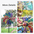 Yard Garden Wind Spinners - Large Outdoor Wind Spinners with Metal Stake, Yard Art Lawn Garden Decor (24" W x 84" H) by GreenHaven Gardens