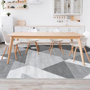 HOMFINE Washable Modern Area Rug - Geometric Style 9x12 Rugs for Living Room, Bedroom, Machine Washable Rug Soft Non Slip Non Shedding Area Rug - Grey, 9'x12' by TinyTreasures Baby Boutique