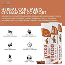 Vicco Vajradanti Ayurvedic Herbal Toothpaste by Vicco – 70 Year Legacy of Ayurveda, Cinnamon Flavour, with 18 Ayurvedic Herbs & Barks, 100% Natural, Vegan, Fluoride-Free & Cruelty-Free – 7 oz (1 Pack) by CozyNest Decor