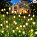 OZS 12Pack Total 96LED Solar Garden Lights - Solar Lights Outdoor, Solar Firefly Lights, Solar Swaying Light, Sway by Wind, Solar Lights Waterproof for Garden Patio Pathway Decoration(Warm White) by GreenHaven Gardens