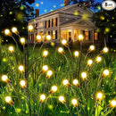OZS 8Pack Total 64LED Solar Garden Lights Solar Lights Outdoor, Solar Firefly Lights, Waterproof Solar Fairy Lights Outdoor for Garden Yard Pathway Decoration (Warm White) by GreenHaven Gardens