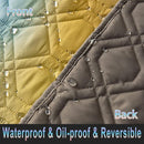 100% Waterproof Dog Bed Cover 86x82 inch Reversible Changing Pad Reusable Camping Mat for Kids/Pet/Dog/Cat Washable Geometric Embroidery Blanket Patchwork Rainbow Ombre Printed+Gray by TinyTreasures Baby Boutique
