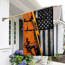 FLAGWIX Lineman American Flag - Independence Day, 4th of July Decorations Outdoor Flags, Patriotic Decor for Home, Yard, 30x40 House Flag - Double Sided, Heavy Duty Canvas, Decorative Outdoor Flags by GreenHaven Gardens