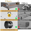 Yecaye Under Bed Storage with Wheels, 2 Pack Under Bed Storage Containers with Clear Lids & Label, XXL Large Lapacity Rolling Under Bed Drawers for Clothes, Shoes, Blankets by CozyNest Decor