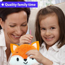 KRAFUN Fox Animal Sewing Kit for Kids Beginner My First Art & Craft, Includes Fox Doll Stuffed Animal, Instructions & Plush Felt Materials for Learn to Sew, Embroidery, Age 7 8 9 10 11 12 by TinyTreasures Baby Boutique