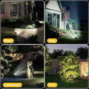 Kaxiida Solar Lights Outdoor Waterproof - 2025 Upgrade 3 Level Ultra Bright Spot Lights Uplights, LED Landscape Spotlight for Tree, Pathway, Wall, Adjustable Solar Panel Auto On/Off by CozyNest Decor