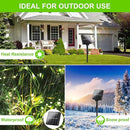 Outdoor Solar String Lights Waterproof 288Ft, 4-Pack Each 72FT 200 LED Solar Powered Fairy Lights with 8 Lighting Modes, Copper Wire Lights for Patio, Garden, Party, Wedding (Warm White) by GreenHaven Gardens
