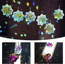 Set 6,AB Coating Four Leaf Lucky Clover Crystal Prisms Suncatchers for Windows,Rainbow Maker Hanging Prisms for Wedding Party Tree Garlands Ornaments Christmas Decorations Clearance,45mm by GreenHaven Gardens