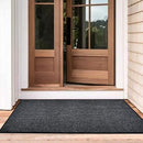 Profile Rubber Door Mat, 72x48inch, Heavy Duty, Entrance Doormat, Indoor and Outdoor, Waterproof, Easy Clean Shoe Scraper, Home Rug Welcome Mats for Entryway, Patio, Porch(Grey) by GreenHaven Gardens