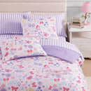 Twin Comforter Set with Sheets for Girls-5 Pieces Twin Bedding Sets with Pink Comforter, Sheets, Pillowcase & Sham for Kids (Cute Botanical Flowers, 66" X 86") by TinyTreasures Baby Boutique