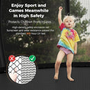 Tatub Large Trampolines Outdoor 10 12 14 15 16FT for Kids and Adults,Outdoor Recreational Pumpkin Trampolines with Curved Poles and Safety Enclosure Net, Basketball Hoop, Ladder by TinyTreasures Baby Boutique