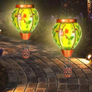 Hummingbird Solar Hot Air Balloon Lantern,Outdoor Decor with Flame Lights Waterproof, Hanging Lights for Garden Yard Lawn Patio, Unique Gifts for Women Mom Grandma Gardener for Mother'Day by GreenHaven Gardens