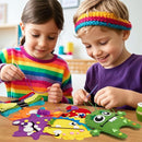 TUZT My First Sewing Kit for Kids - Monster Sewing Craft Kit for Beginners with 12 Pre-Cut Monster Plush Toys, Scissor, Plastic Needles & Thread, DIY Felt Crafts Project for Girls & Boys Ages 4-12 by TinyTreasures Baby Boutique