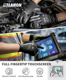LANON 12 Pairs Safety Work Gloves, Mechanic Working Gloves for Men, PU Coated, Seamless Knit, Lightweight, Black, XL by GreenHaven Gardens