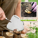 Berry&Bird Perennial Trowel, Oversized Garden Potting Trowel with Sharp Blade Wood Hand Shovel, Stainless Steel Planting Trowel Gardening Tool for Roots,Planting,Digging,Transplanting and Cutting by GreenHaven Gardens