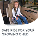 Britax Highpoint Backless Belt-Positioning Booster Seat, SafeWash Black Ombre by TinyTreasures Baby Boutique