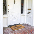 Juvale Coco Coir Door Mat 17 x 30 in - Bless This Home and All Who Enter Doormat for Front Entrance by CozyNest Decor
